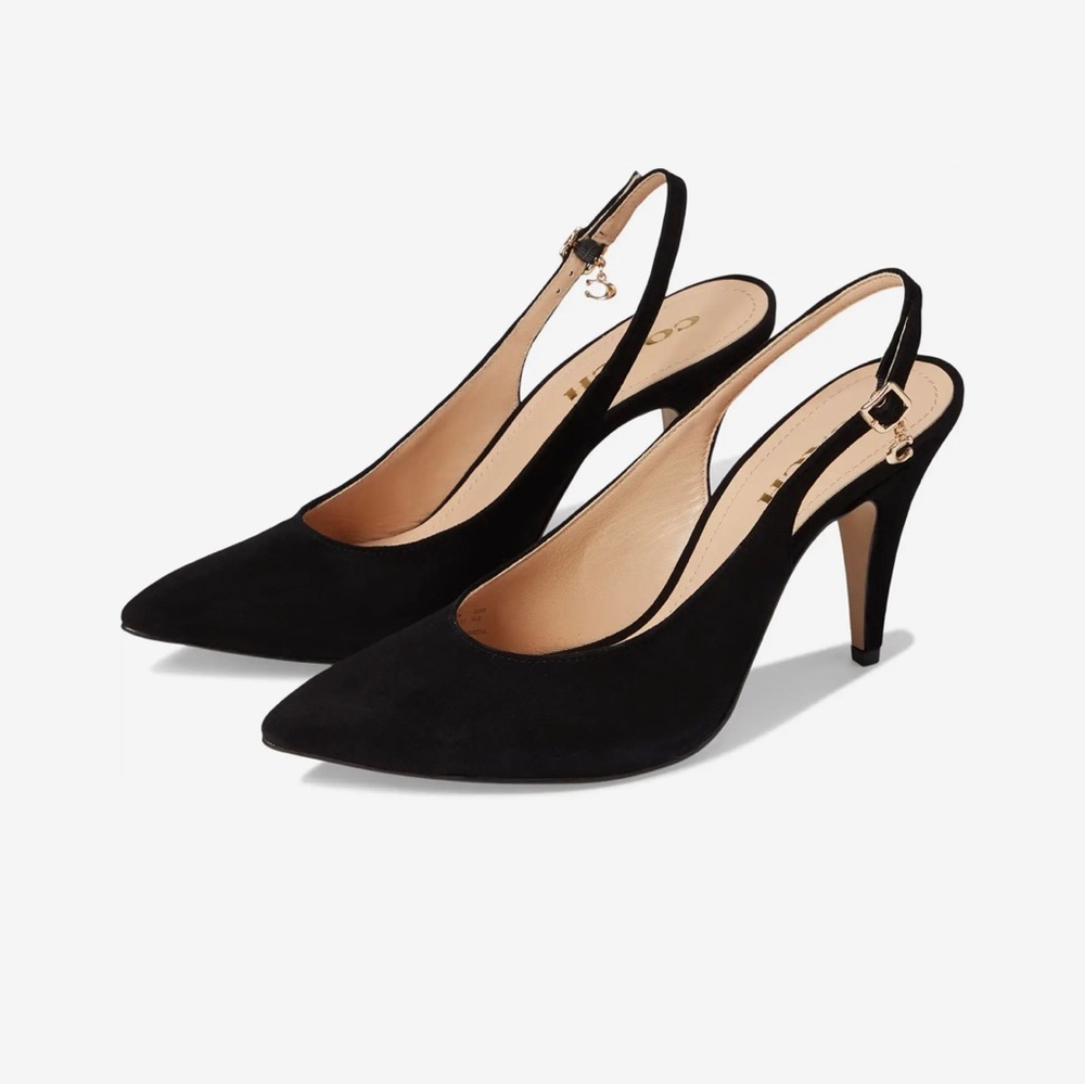 Sutton slingback ( black suede )